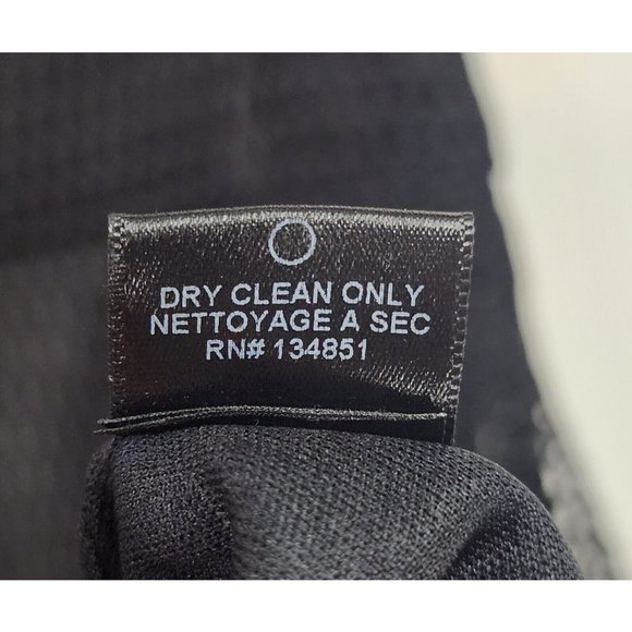 Charles Henry Dress Womens Large Black Net Pattern V Neck Fit Flare Night Out - Picture 13 of 13